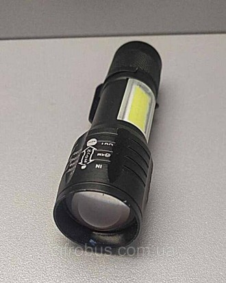Police BL 511 COB usb micro charge
Модель ліхтаря BL-510 — унікальний яскравий у. . фото 6