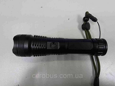 Мощный аккумуляторный фонарь ручной X80-P50-HAIII Т-6061 с USB, до 1км, алюминие. . фото 2