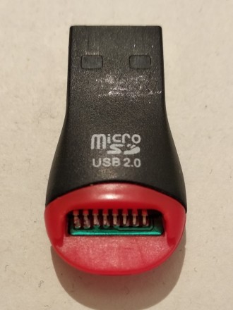 USB кардридер для подключения карты памяти формата micro SD HC к ПК или ноуту.
. . фото 2