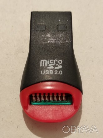 USB кардридер для подключения карты памяти формата micro SD HC к ПК или ноуту.
. . фото 1