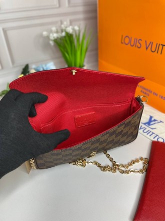 
 
 Клатч Louis Vuitton felicie damier ebene
Модель: Клатч Louis Vuitton felicie. . фото 5