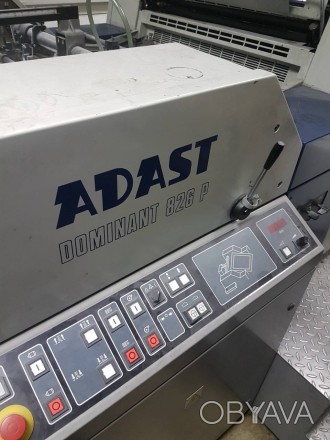 Пропоную офсетну друкарську машину Adast Dominant 826.

Машина друкувала інстр. . фото 1