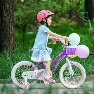 
Дитячий велосипед Royal Baby Stargirl Steel 14".
 Чарівний велосипед для дівчат. . фото 4
