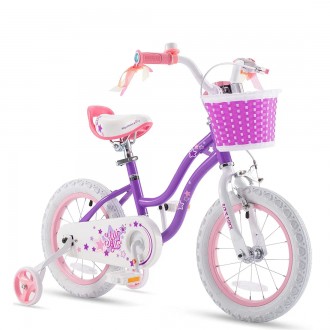 
Дитячий велосипед Royal Baby Stargirl Steel 14".
 Чарівний велосипед для дівчат. . фото 2