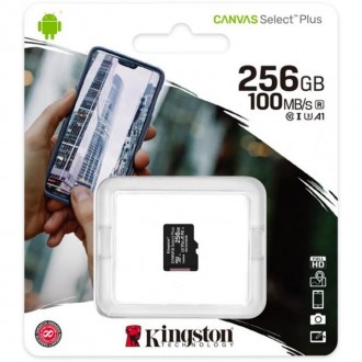 Карти пам’яті Canvas Select Plus microSD компанії Kingston сумісні з прист. . фото 3