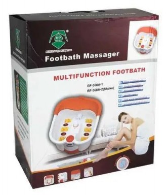 Ванночка масажер для ніг Multifunction Footbath Massager RF-368A
багатофункціон. . фото 9