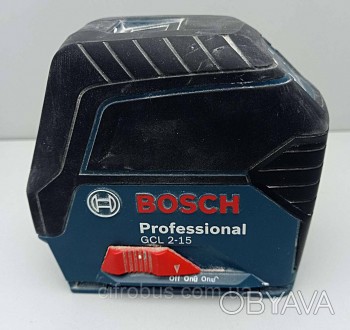 Лазерний нівелір Bosch GCL 2-15 — легкий (0,49 кг) прилад, вільно поміщається в . . фото 1