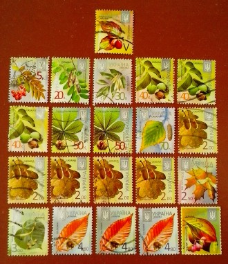 В наборе 21 гашенная почтовая марка Украины VIII-го стандартного выпуска «. . фото 8