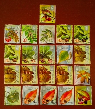 В наборе 21 гашенная почтовая марка Украины VIII-го стандартного выпуска «. . фото 4