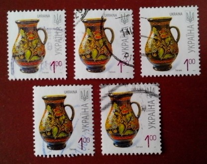 Подборка из 33-х гашенных почтовых марок Украины VII-го стандартного выпуска &la. . фото 7