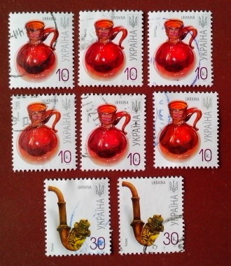 Подборка из 33-х гашенных почтовых марок Украины VII-го стандартного выпуска &la. . фото 4