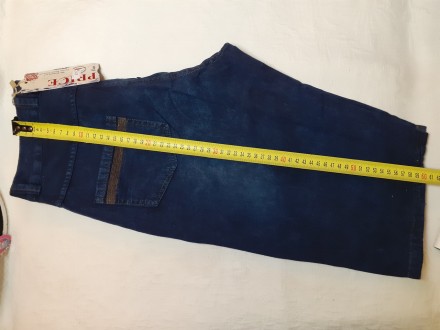 Шорти бріджи літні коттонові джинсові сині чоловічі 
 сайз 31 в наявності темно . . фото 7