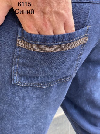 Шорти бріджи літні коттонові джинсові сині чоловічі 
 сайз 31 в наявності темно . . фото 9