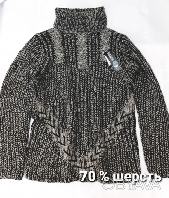 Светр жіночий вовняний 48 50
 товстий вязаний светр дуже теплий
. . фото 1