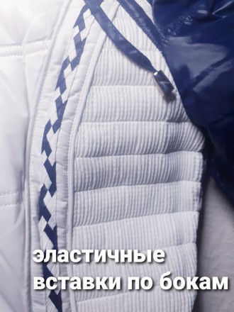 Куртка пальто зимняя пуховик женская Peercat белый синий 46 48
Куртка зимняя пух. . фото 7