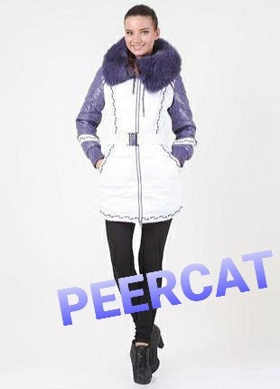 Куртка пальто зимняя пуховик женская Peercat белый синий 46 48
Куртка зимняя пух. . фото 2
