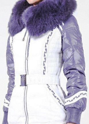 Куртка пальто зимняя пуховик женская Peercat белый синий 46 48
Куртка зимняя пух. . фото 3
