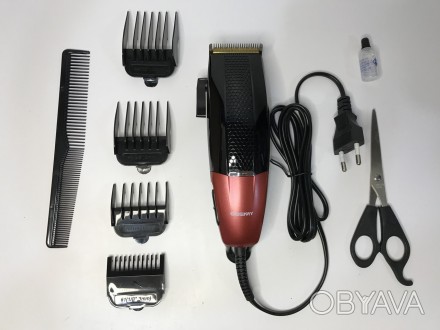 Машинка для стриження волосся з титановими ножами Gemei GM 807
Надійна та якісна. . фото 1