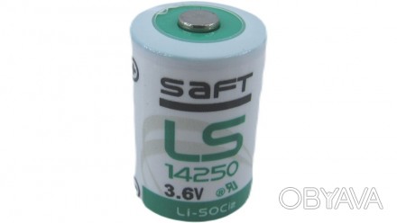  Аккумулятор литиевый SAFT LS14250 3.6V ER14250 1/2AA.. . фото 1