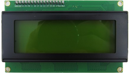  Дисплей LCD 2004 20*4 I2C Arduino зеленая подсветка черные символы.. . фото 3