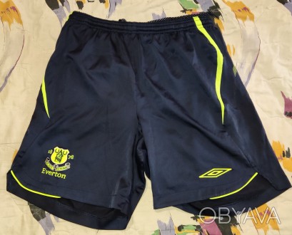 Футбольные шорты Umbro FC Everton , размер-L,  пояс 38-44, длина-46см, без карма. . фото 1