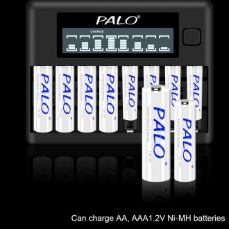 Интеллектуальное зарядное устройство для 8-ми аккумуляторных батареек АА или ААА. . фото 4