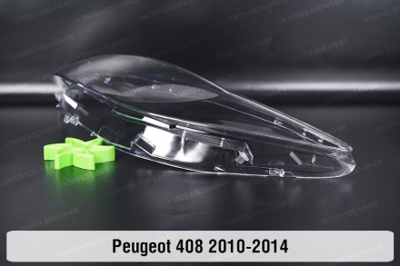 Скло на фару Peugeot 408 (2010-2014) I покоління ліве.У наявності скло фар для н. . фото 7