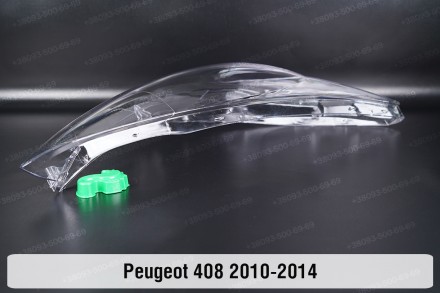 Скло на фару Peugeot 408 (2010-2014) I покоління праве.У наявності скло фар для . . фото 7
