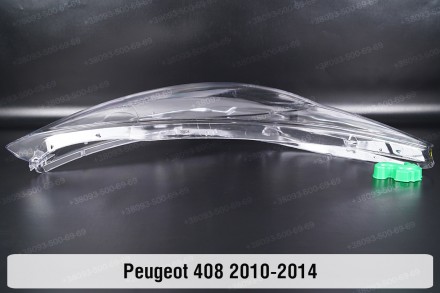 Скло на фару Peugeot 408 (2010-2014) I покоління праве.У наявності скло фар для . . фото 8