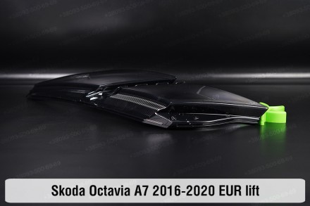 Скло на фару Skoda Octavia A7 (2016-2020) III покоління рестайлінг ліве.
У наявн. . фото 9