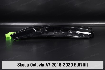 Скло на фару Skoda Octavia A7 (2016-2020) III покоління рестайлінг ліве.
У наявн. . фото 4