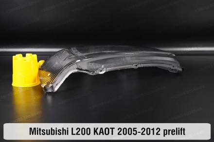 Скло на фару Mitsubishi L200 KAOT (2005-2012) IV покоління дорестайлінг ліве.
У . . фото 6