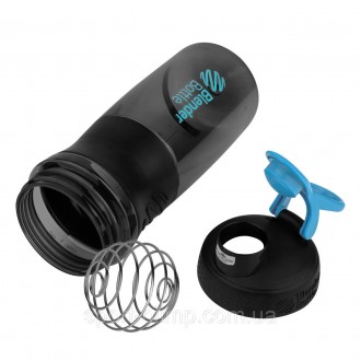 Шейкер спортивный (бутылочка) BlenderBottle SportMixer 28oz/820ml Black/Teal (Or. . фото 5