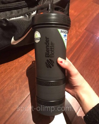 Шейкер BlenderBottle ProStak 650ml з 2ма контейнерами (ORIGINAL) 
BlenderBottle&. . фото 11