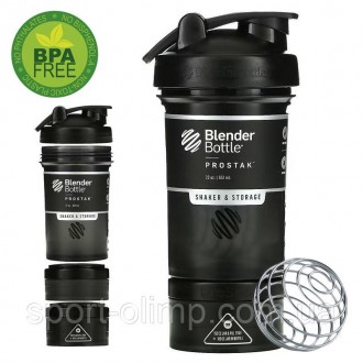 Шейкер BlenderBottle ProStak 650ml з 2ма контейнерами (ORIGINAL) 
BlenderBottle&. . фото 2