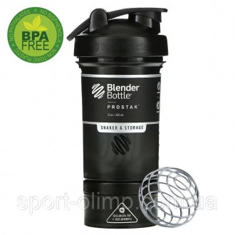 Шейкер BlenderBottle ProStak 650ml з 2ма контейнерами (ORIGINAL) 
BlenderBottle&. . фото 3