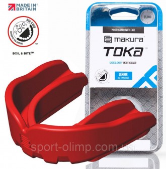 Капа боксерська MAKURA Toka доросла (вік 11+) Red (art.6017514105)
Доросла - вік. . фото 2