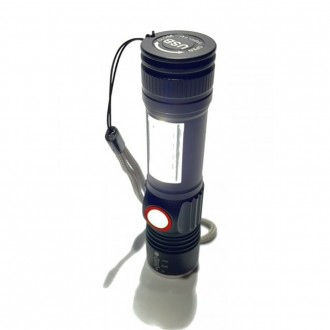 Ручной фонарик с USB подзарядкой SY-1903C-P50+SMD – это маленький и удобный ручн. . фото 6
