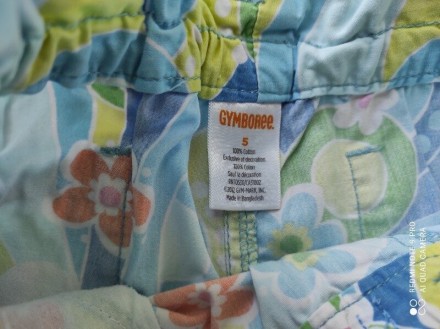 Очень красивые летние шорты Gymboree, размер 5Т, состояние идеальное. Замеры: ПО. . фото 3