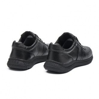 Чоловічи туфлі з натуральної шкіри  колір чорні
✅Комфортні на нозі
✅Розмір пов. . фото 5