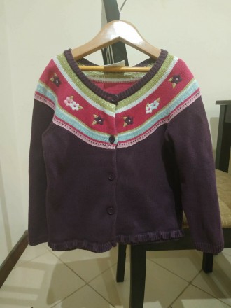 Теплый свитер-кардиган на пуговицах Crazy 8, размер 3 года. Можно дольше. В хоро. . фото 3