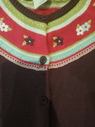 Теплый свитер-кардиган на пуговицах Crazy 8, размер 3 года. Можно дольше. В хоро. . фото 4