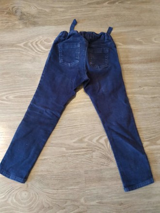 Вельветовые фиолетовые джинсы-скинни Old Navy, 5 Т. Без дефектов, есть утяжка. З. . фото 4