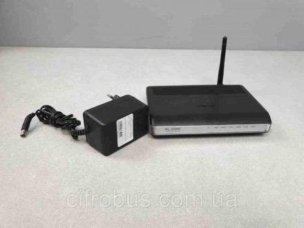 Wi-Fi-роутер, стандарт Wi-Fi: 802.11g, макс. швидкість: 125 Мбіт/с, комутатор 4x. . фото 2