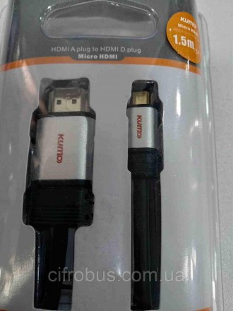 Kumo micro HDMI (HDMI A plug to D hdmi PLUG) 
Внимание! Комиссионный товар. Уточ. . фото 4