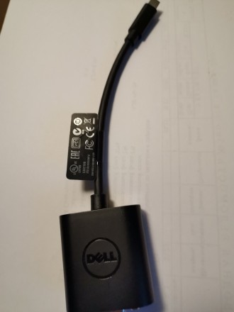 Перехідник Dell, який дозволяє вивести відео сигнал з порту Mini DisplayPort ком. . фото 2
