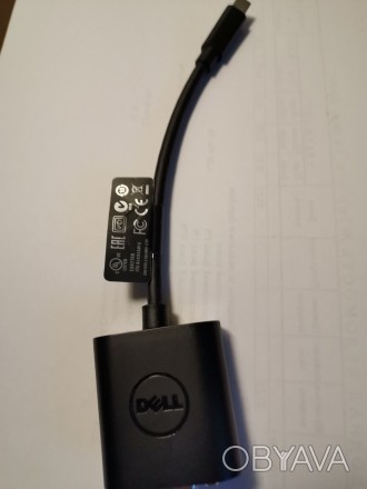 Перехідник Dell, який дозволяє вивести відео сигнал з порту Mini DisplayPort ком. . фото 1