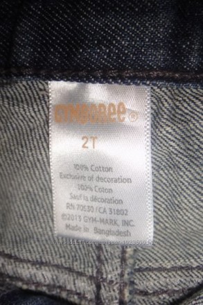 Продам красивые джинсы Gymboree, размер 2Т в отличном состоянии, практически не . . фото 4