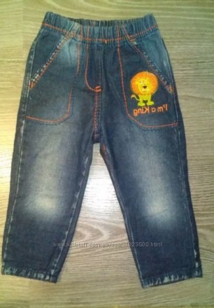 Продам джинсы, состояние новой вещи, дефектов нет, размер 9-12 месяцев, можно и . . фото 2
