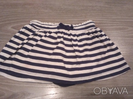 Продам полосатую юбку Baby Gap, 6-12 месяцев, с трусиками, большемерит, одевали . . фото 1